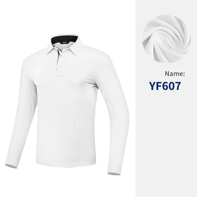 PGM Polo T-shirt à manches longues pour hommes pour le printemps et l'automne 2025 nouveau T-Shirt de Golf décontracté affaires Base petit haut bon élastique