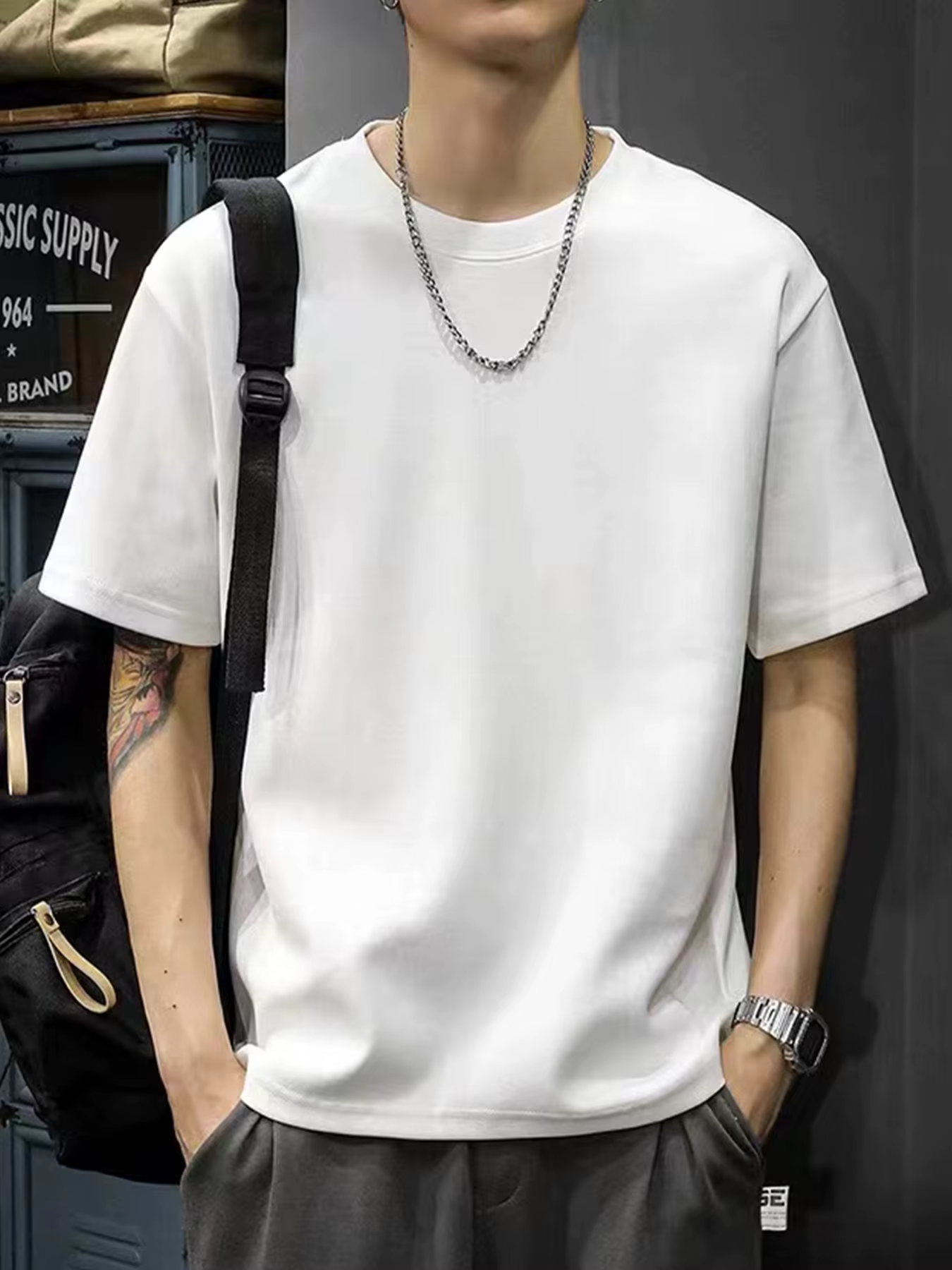 T-shirt homme 100% coton