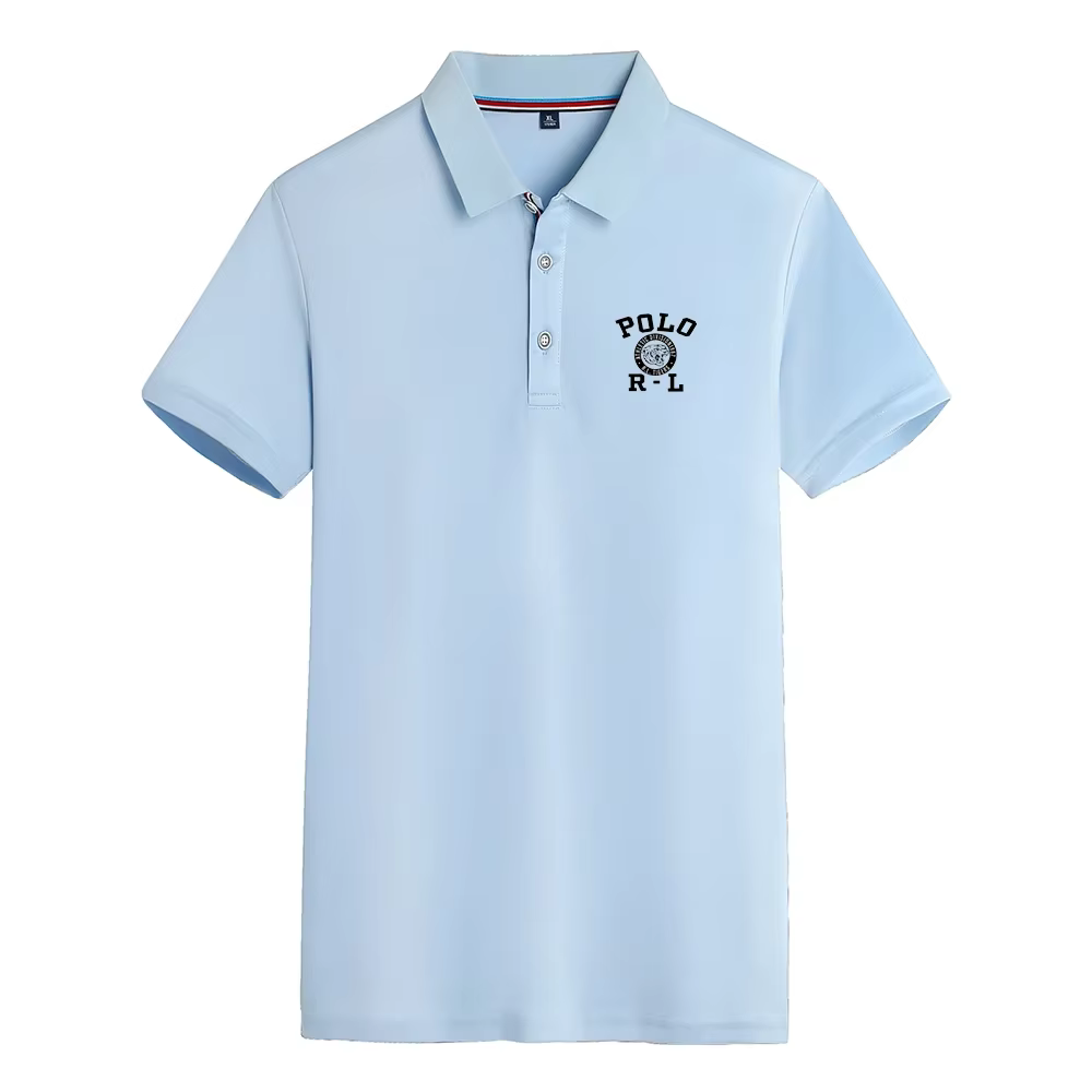 Polo confortable pour homme avec logo imprimé décontracté