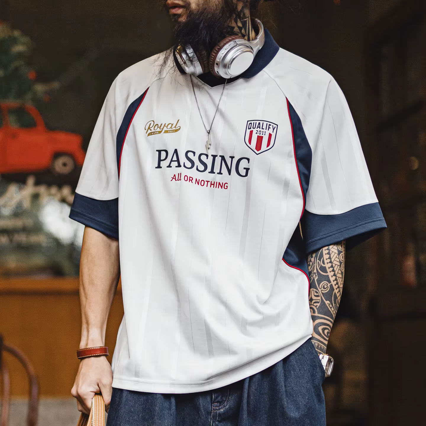 Polo rétro Maden pour homme