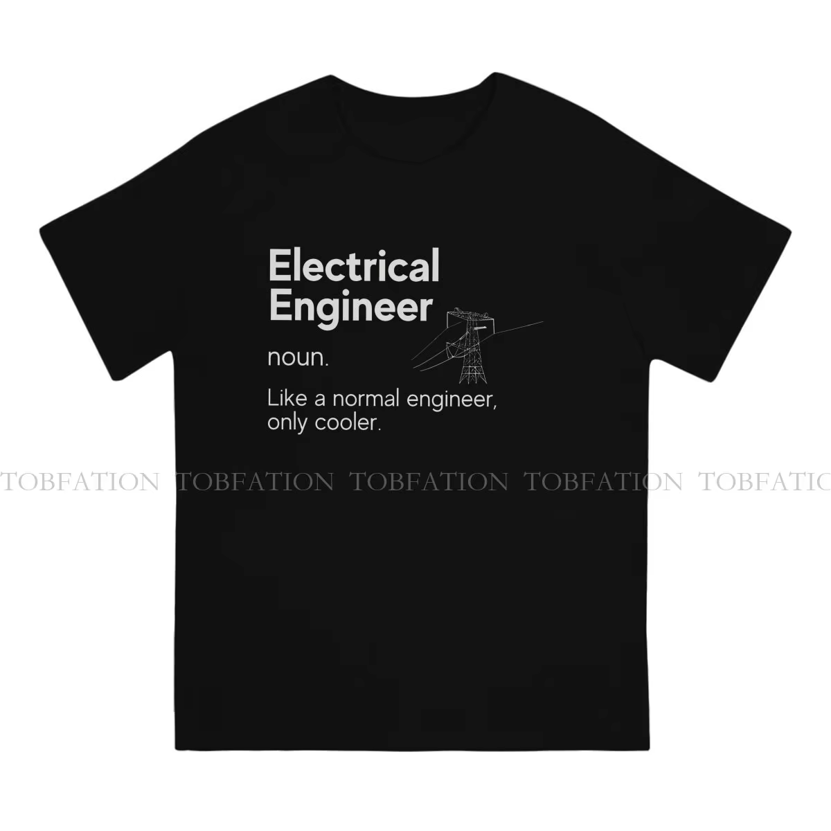 Définition Geek t-shirt Unique ingénieur électricien électrique confortable idée cadeau créative