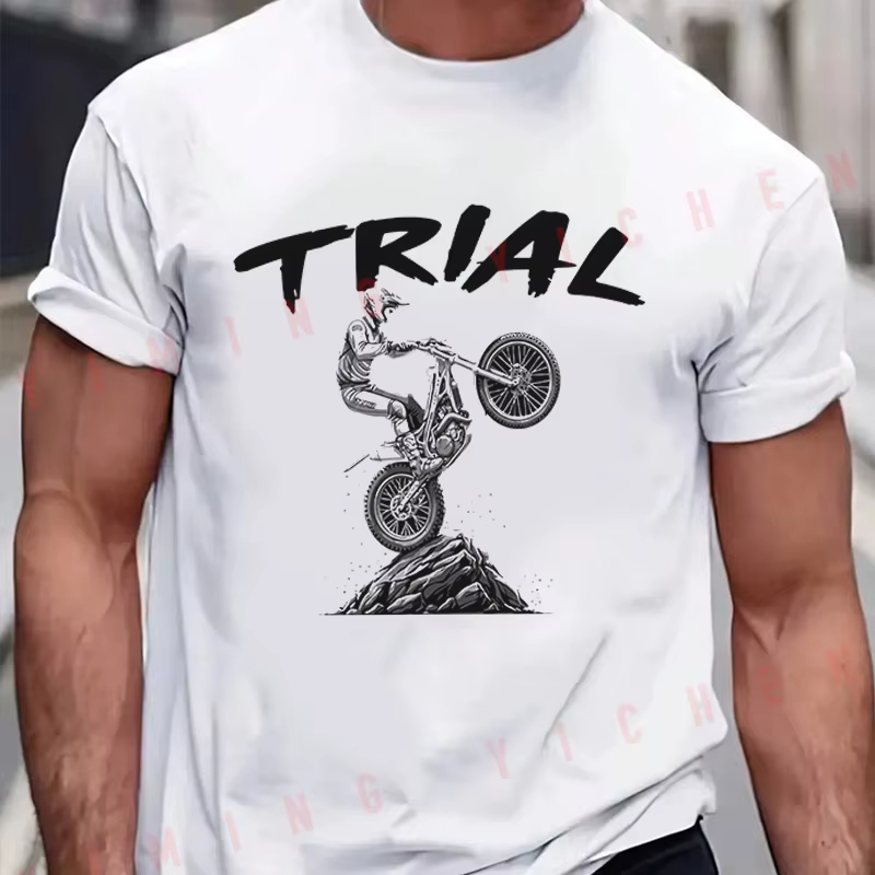 T-Shirt à manches courtes et col rond pour hommes