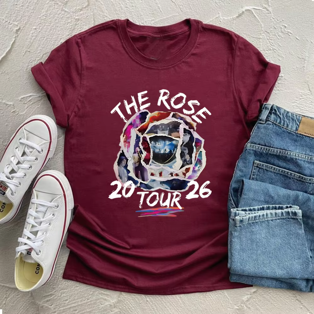 T-shirt tendance The Rose 2026 Rosetopia Tour