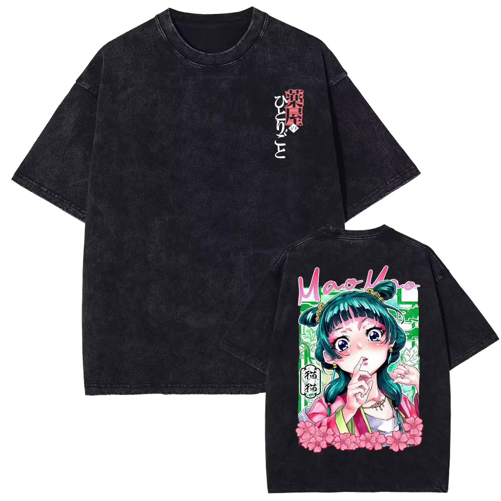 Mao Mao's Apothecary Diaries Anime lavé T-shirts remèdes médecine dessin