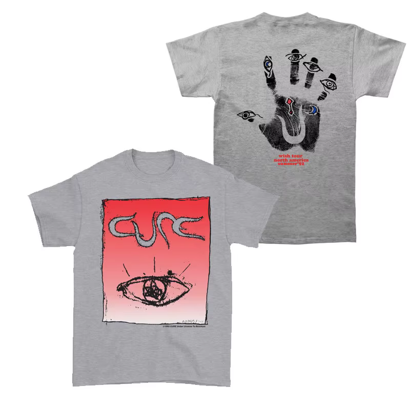 T-shirt vintage décontracté The Cure Treatment Band 1992