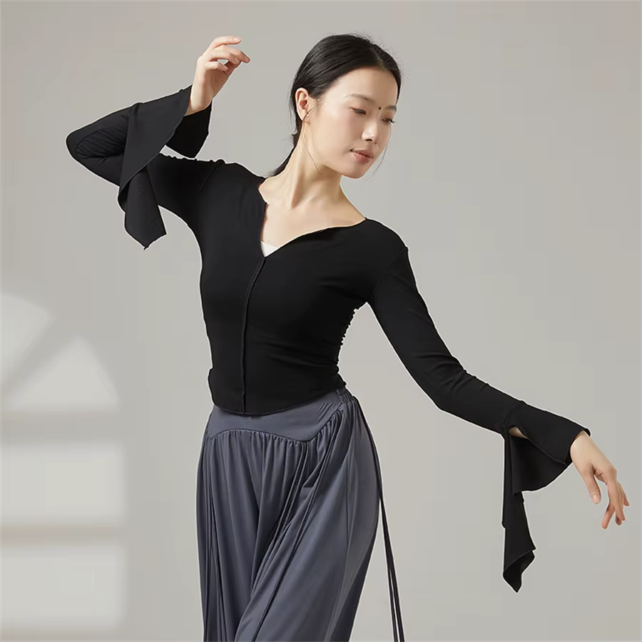 T-shirt de danse moderne pour femmes