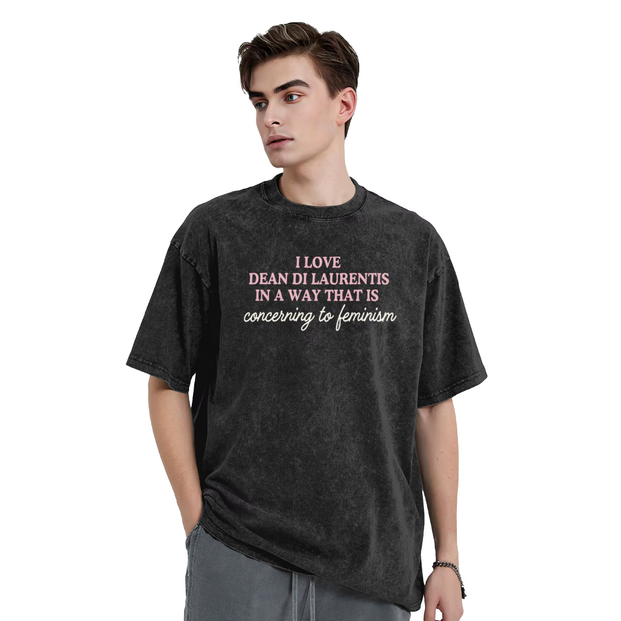 Off Campus I Love Dean Di Laurentis T-shirt pour homme en pur coton