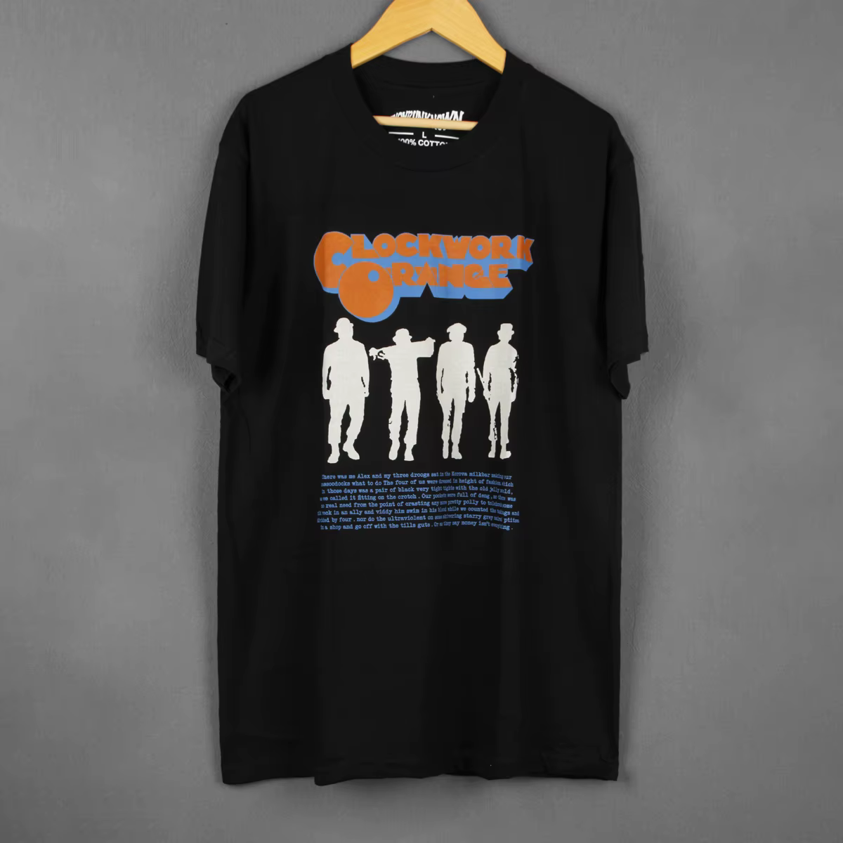 T-shirt A Clockwork Orange Stanley Kubrick Trainspotting Thelma Louise Movie pour hommes