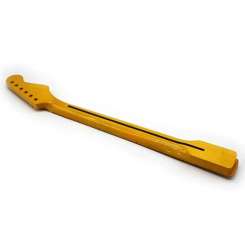 Manche de guitare électrique ST 6 cordes pour gaucher, 21/22 frettes, manche de guitare ST inversé en érable léger