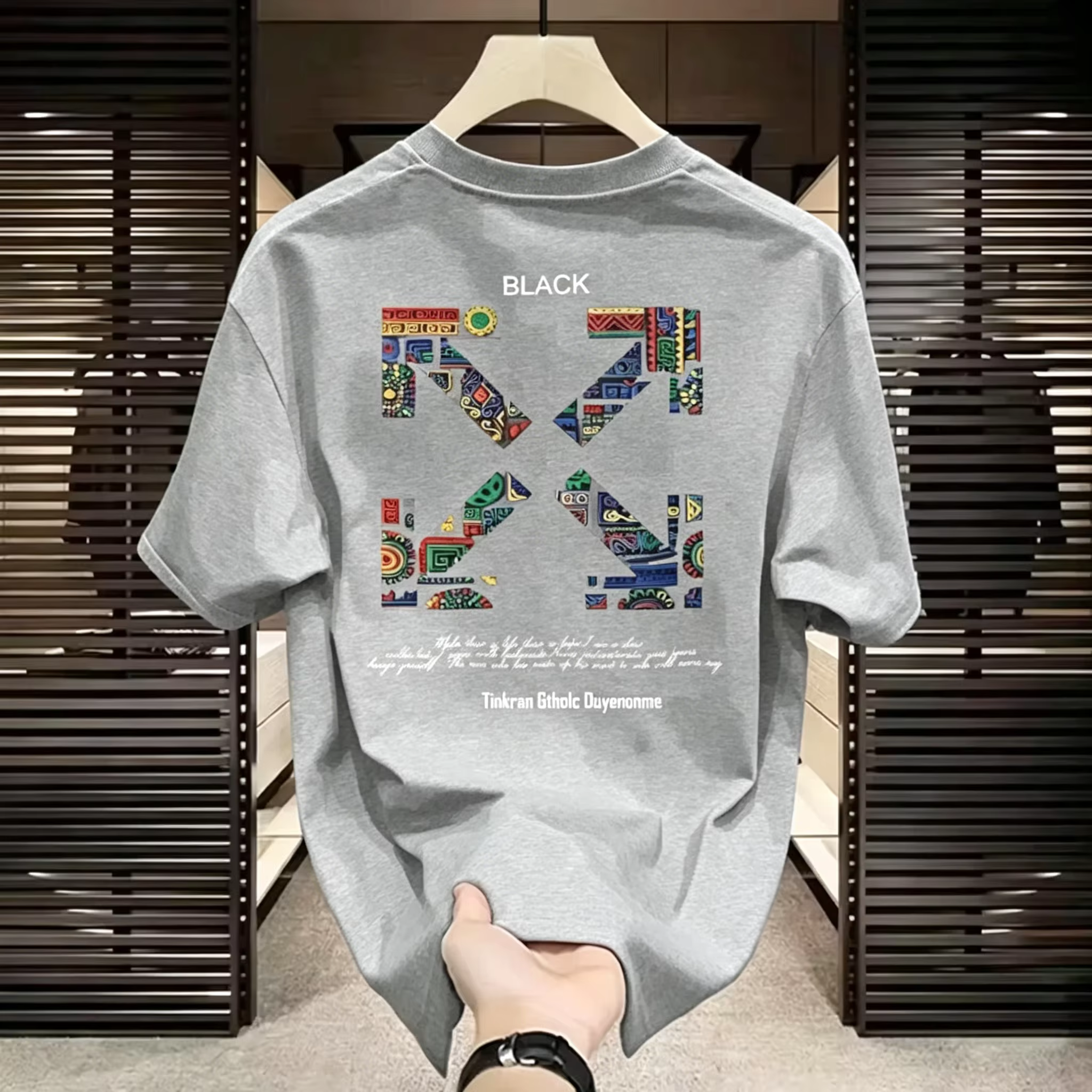 Nouveauté 2026 – T-shirts tendance unisexe à motif floral de haute qualité – Coupe ample 100 % coton à manches courtes