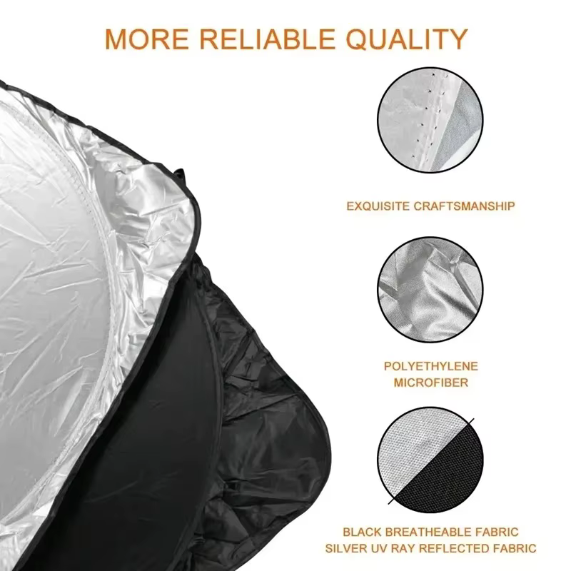 Pare-soleil pliable pour fenêtre de voiture, pare-soleil, visière de protection pour Volkswagen Polo MK5 6R 6C 2009 – 2017