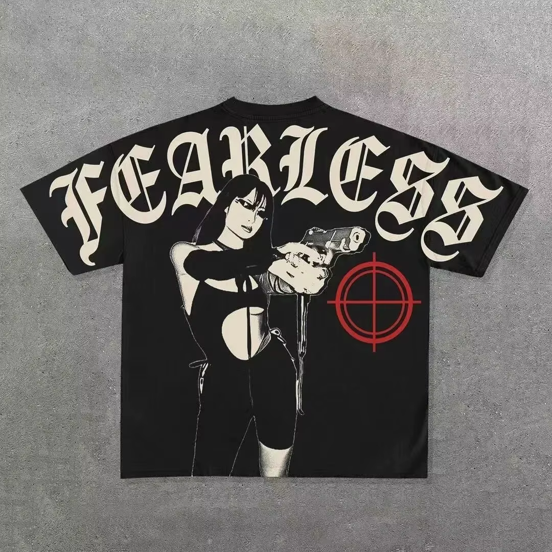 T-shirt de styliste Y2K Hip Hop pour hommes et femmes