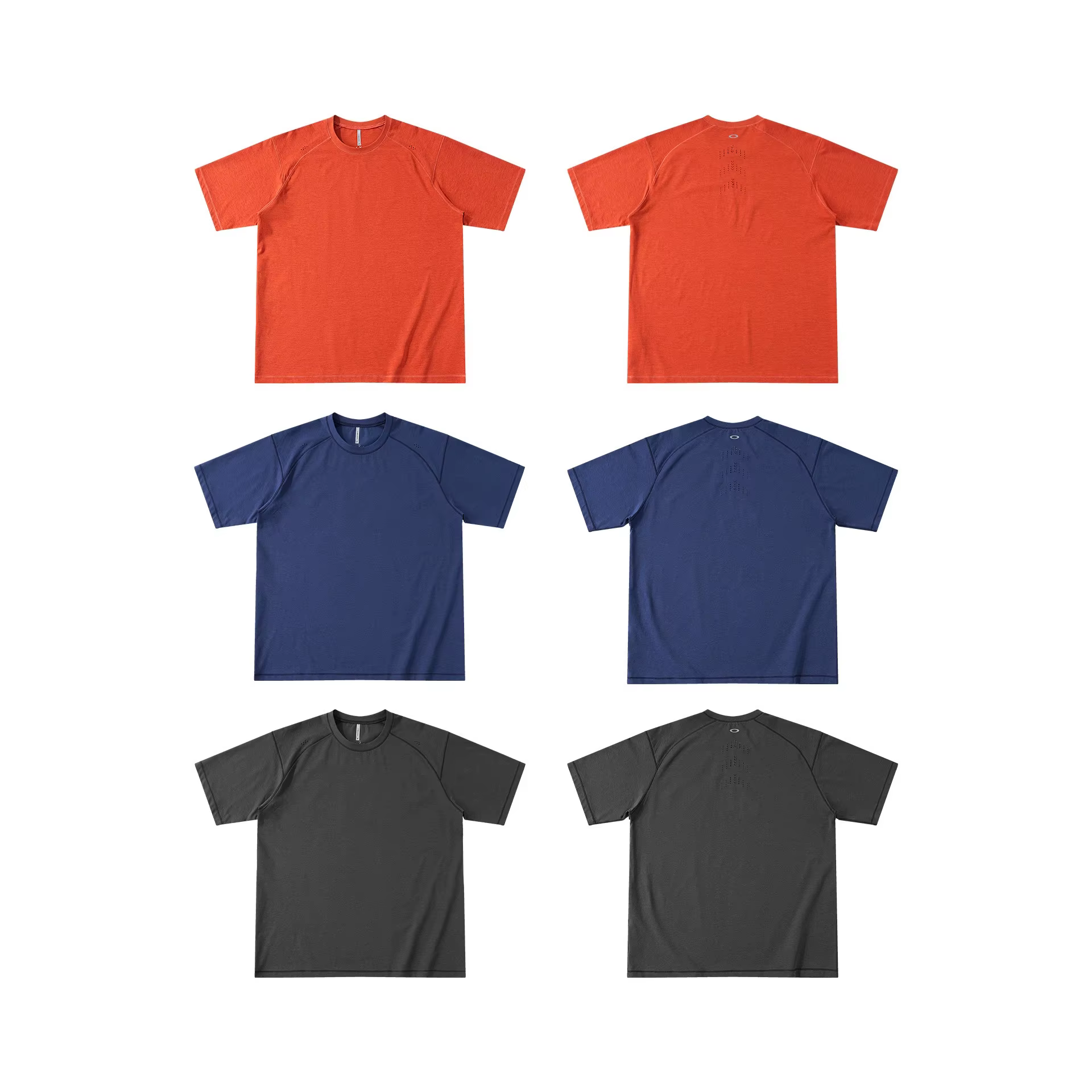 T-shirt de sport unisexe rafraîchissant et anti-UV - Imprimé réfléchissant respirant à manches courtes pour la course et la gym