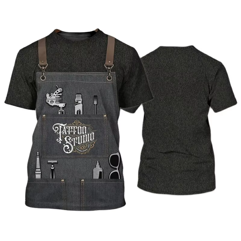 T-shirt à manches courtes à col rond pour hommes et femmes