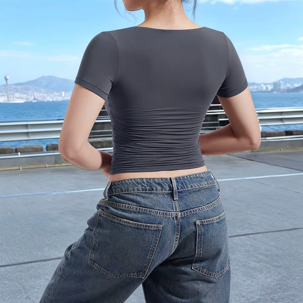 T-shirt à manches courtes pour femme