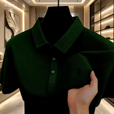 Polo classique pour homme – Mélange de coton respirant