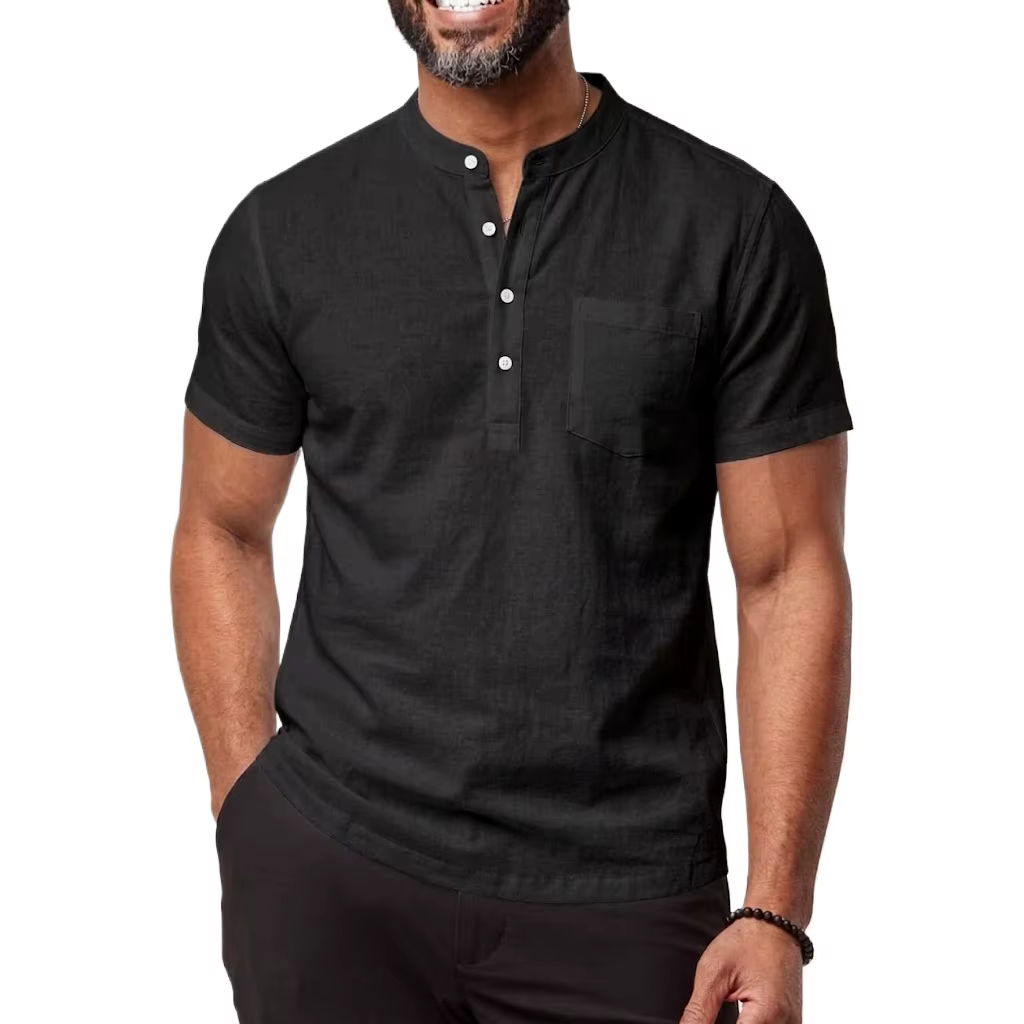 Nouvelle Chemise à Manches Courtes pour Homme