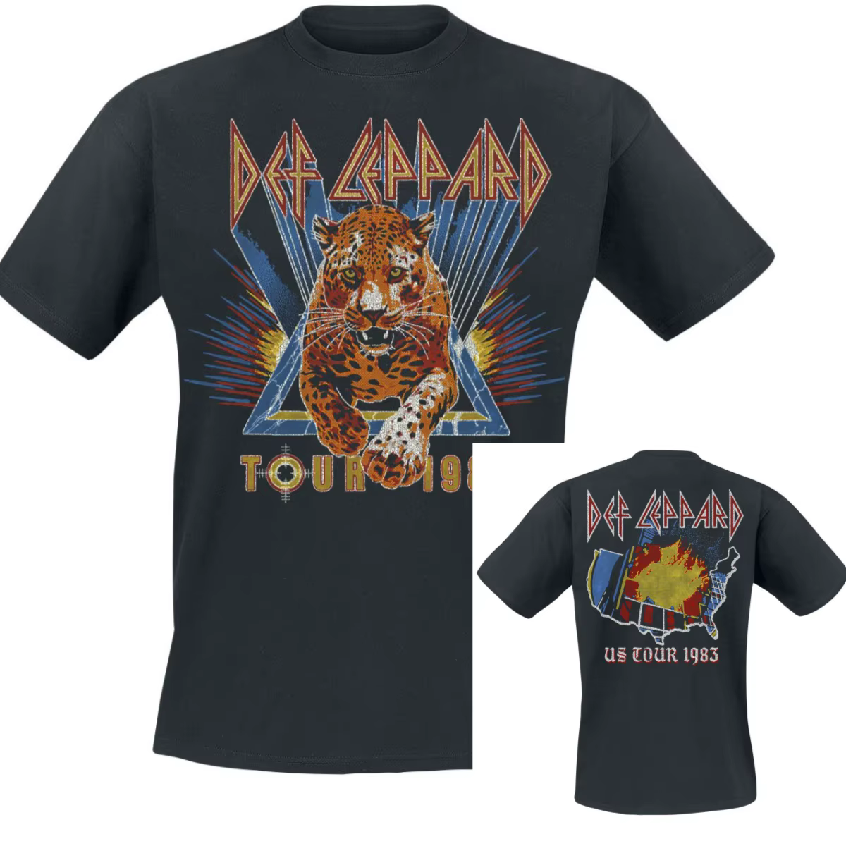 T-Shirt High N Dry Leopard Def Leppard pour hommes et femmes