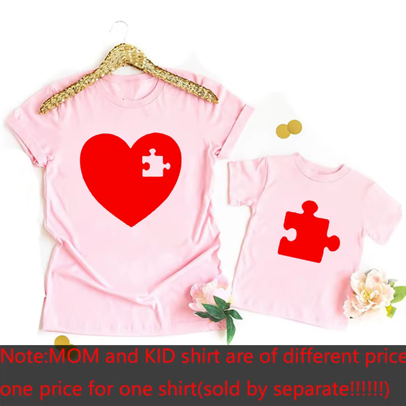 J'aime maman maman et moi tenue mère fille fils cadeau unisexe T-shirt famille correspondant T-shirt saint valentin mignon t-shirts