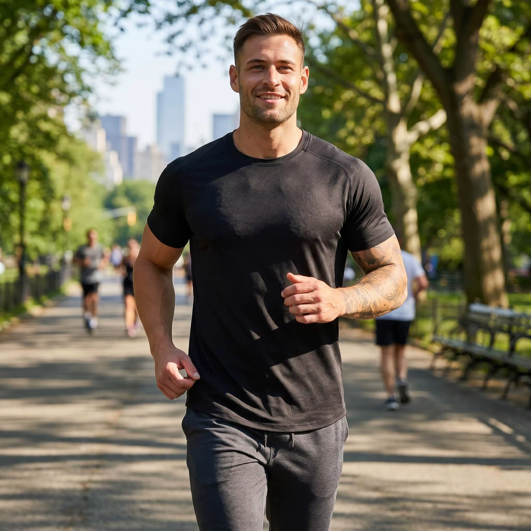 T-shirt de fitness pour hommes