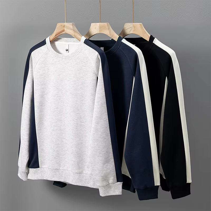 Sweat-shirt à capuche noir pour hommes