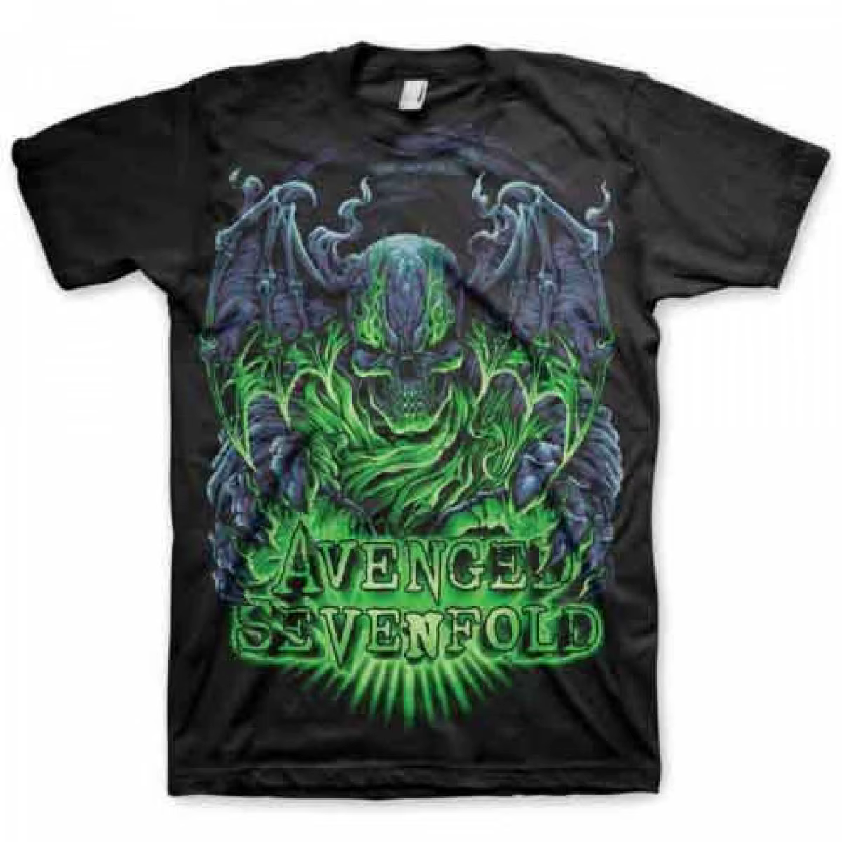 T-shirt à imprimé graphique Alternative Metal Band Avenged Sevenfold A7X
