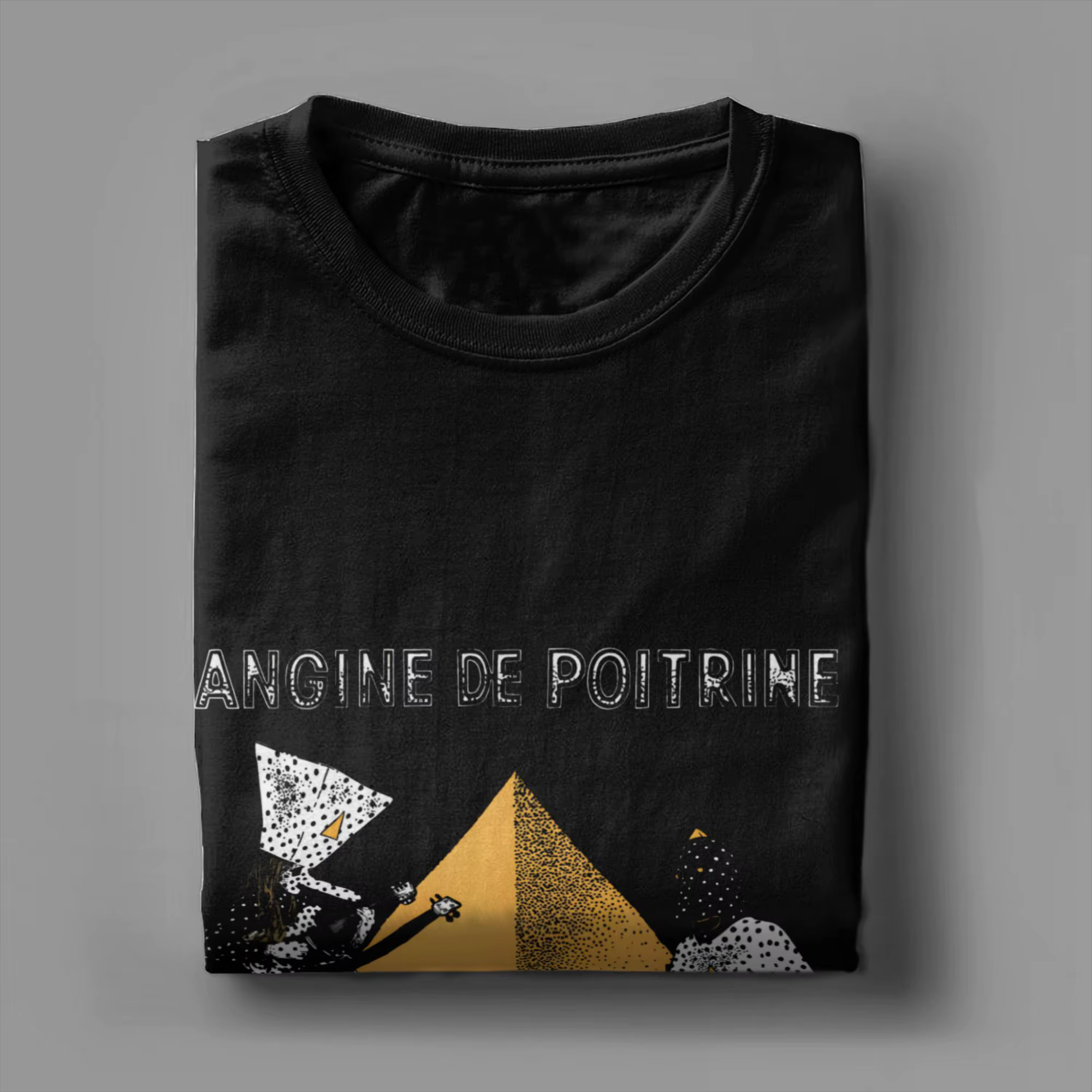 T-Shirt Angine de poitrine amusant pour hommes