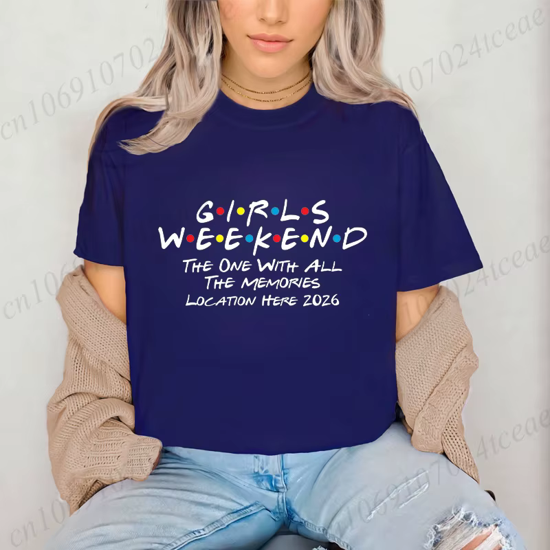 T-shirt pour filles pour le week-end
