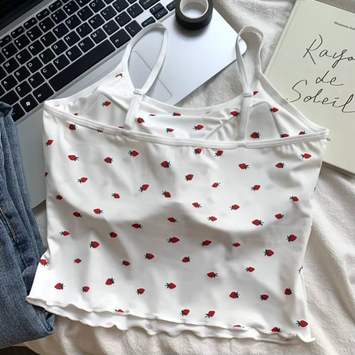 Camisole dos nu en fibre imprimée Harvey pour femme