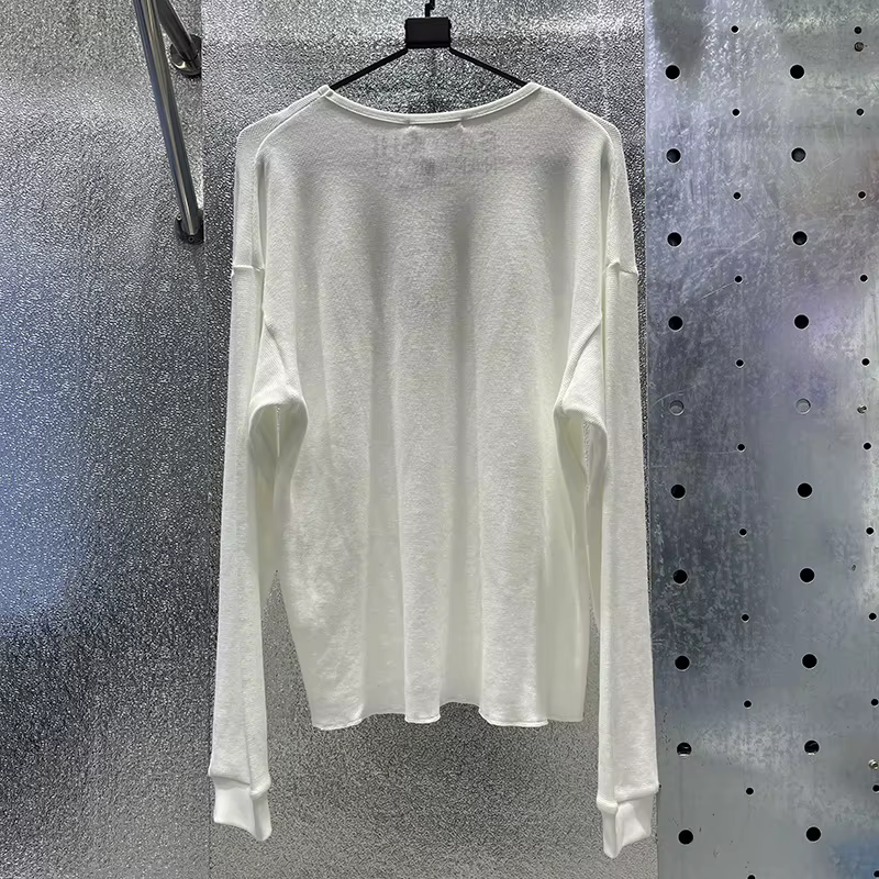T-shirt à manches longues avec logo classique Satoshi Nakamoto pour hommes et femmes