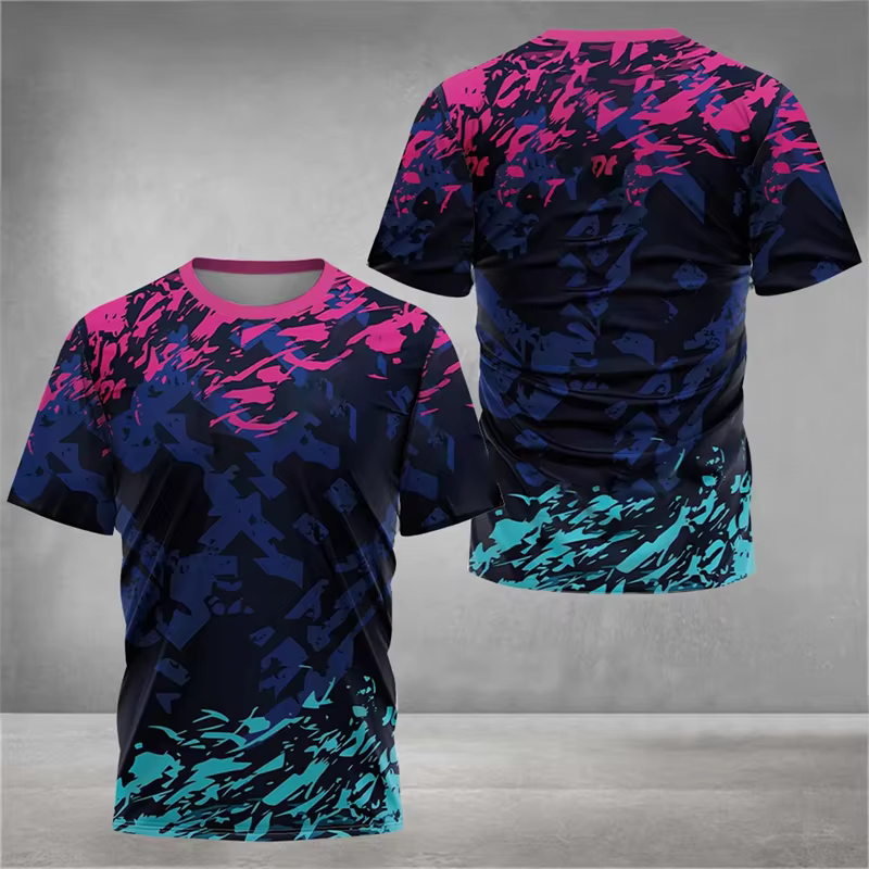 2025 nouveaux T-shirts de sport d'été pour hommes mode Streetwear