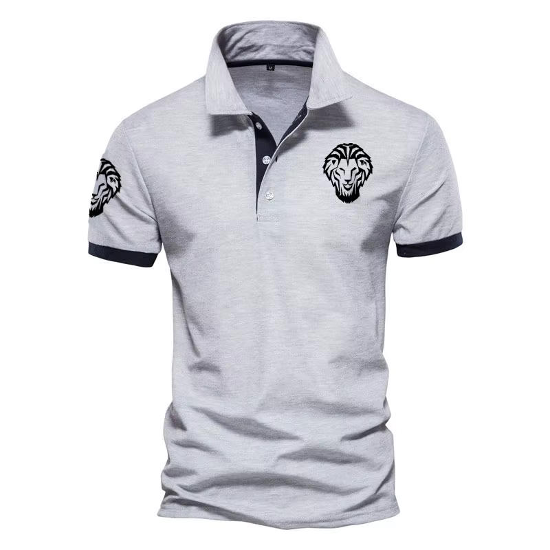 POLO pour hommes de taille européenne Leon Athletic Club de Bilbao Harajuku hip-hop street fashion été impression