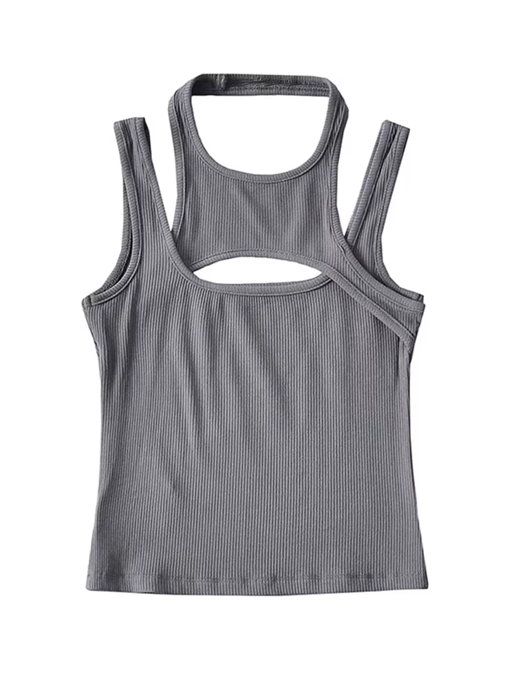 Asolls-Crop Top Y2K E-girl Hollow Out Corset Top