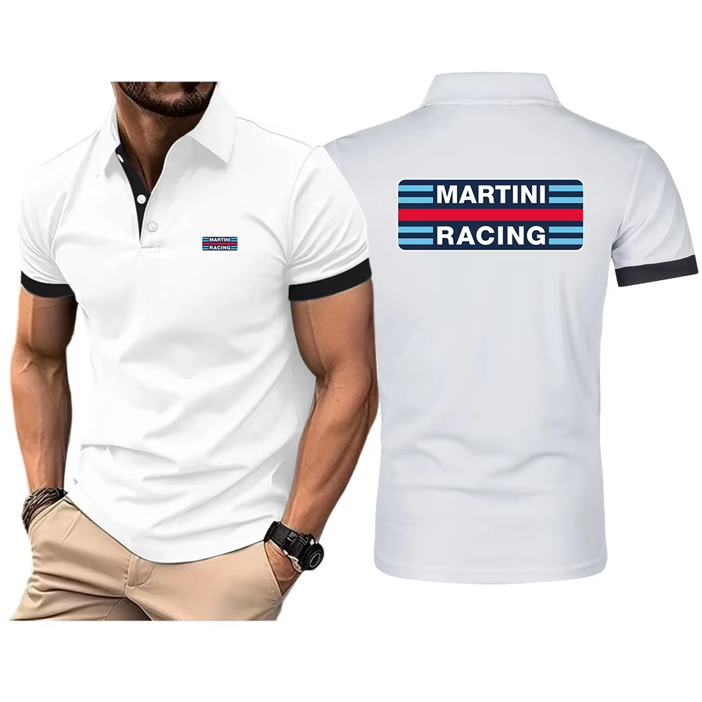 Chemise polo pour homme en coton