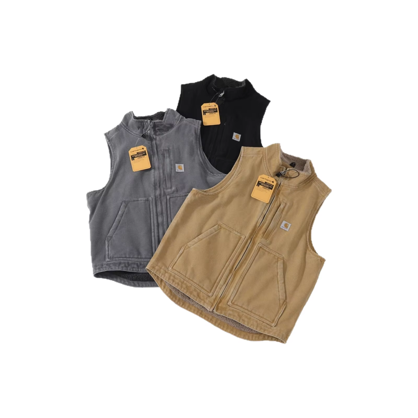 Gilet en velours d'agneau doublé polaire
