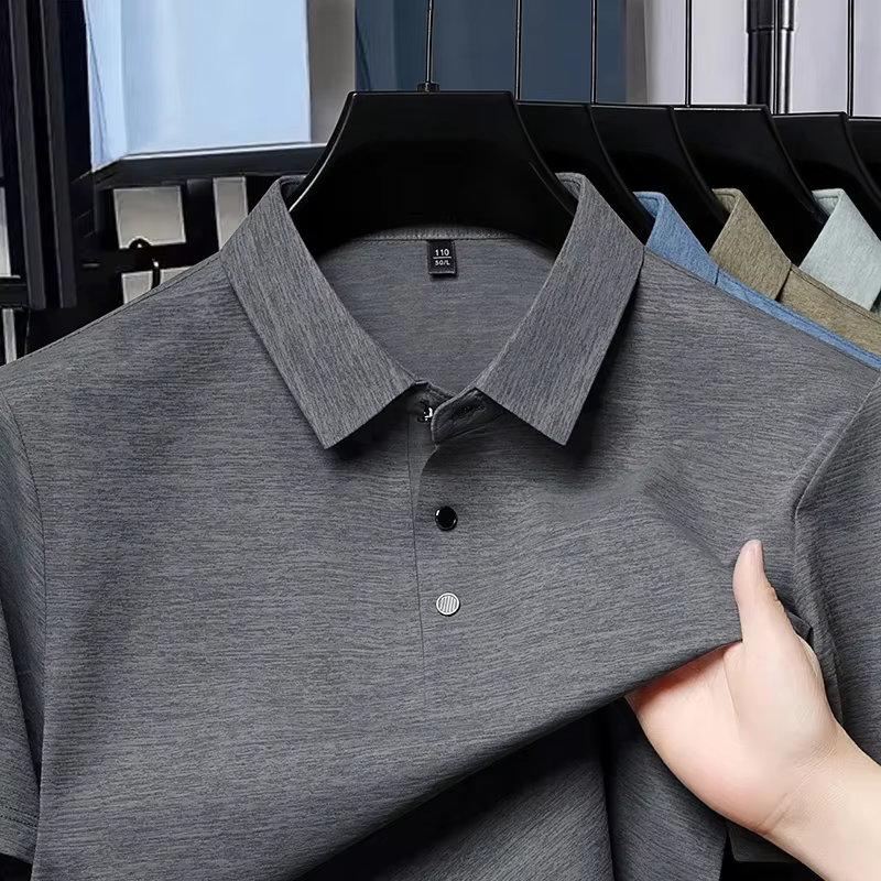 Polo à manches courtes pour hommes