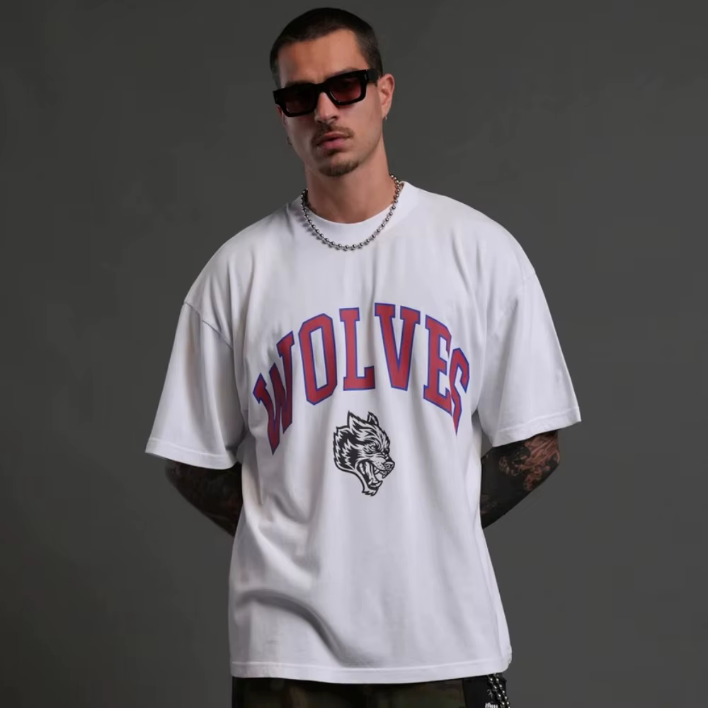 DARC SPORT T-shirt imprimé rétro pour homme – Coupe ample