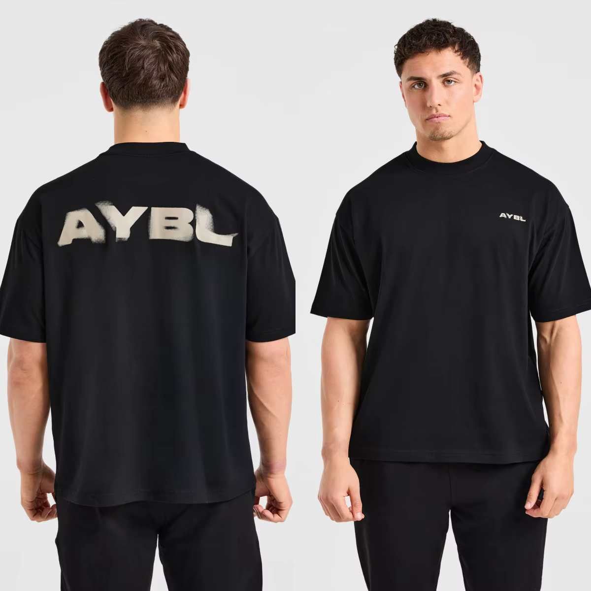T-shirt en coton avec logo classique noir