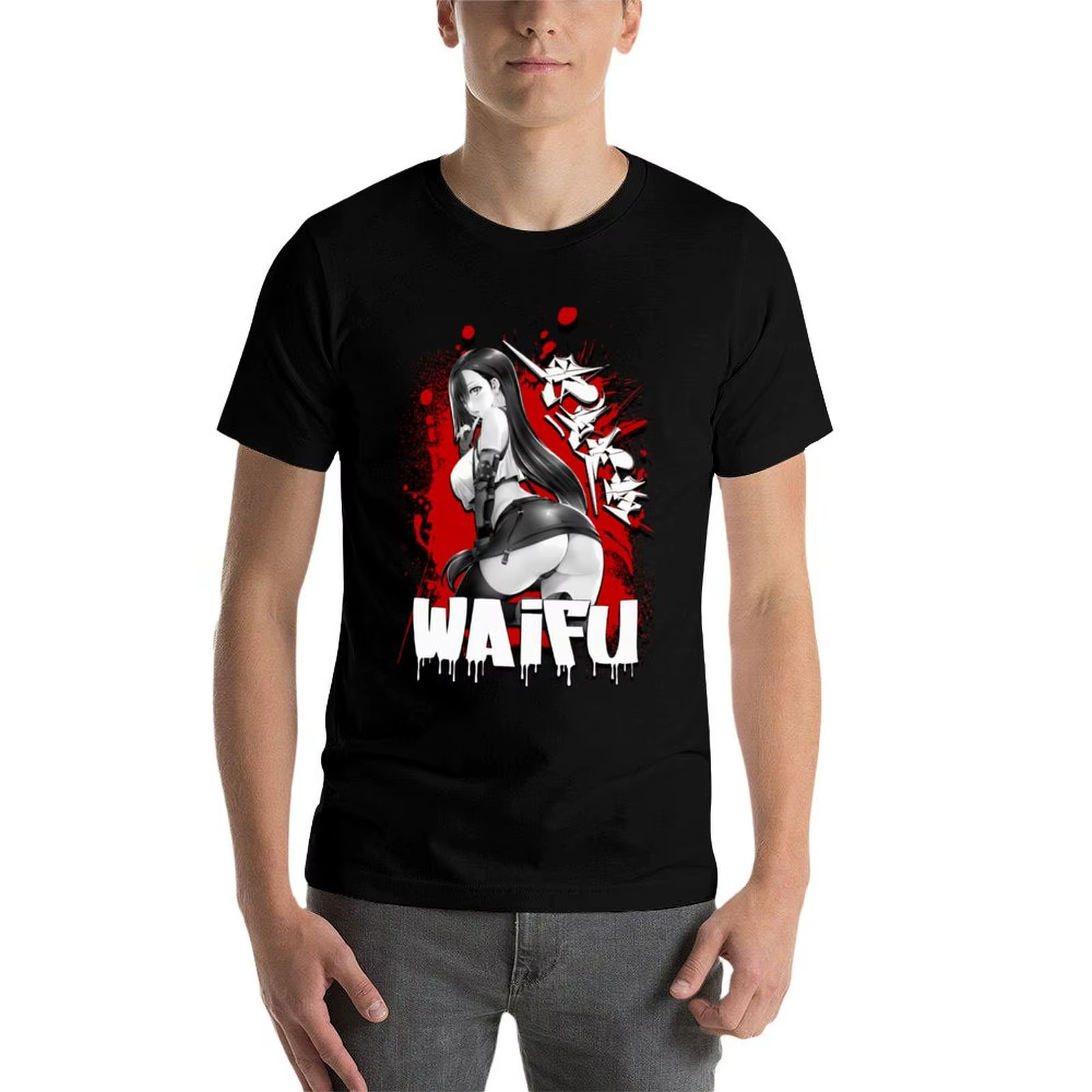 Tanza Lockhart-T-shirt graphique graffiti pour hommes