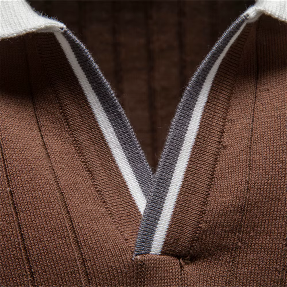 Polo pour homme AIOPESON 100% coton