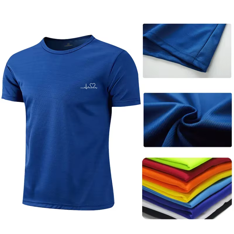 2024 course coupe sèche t-shirts hommes Polyester Golf