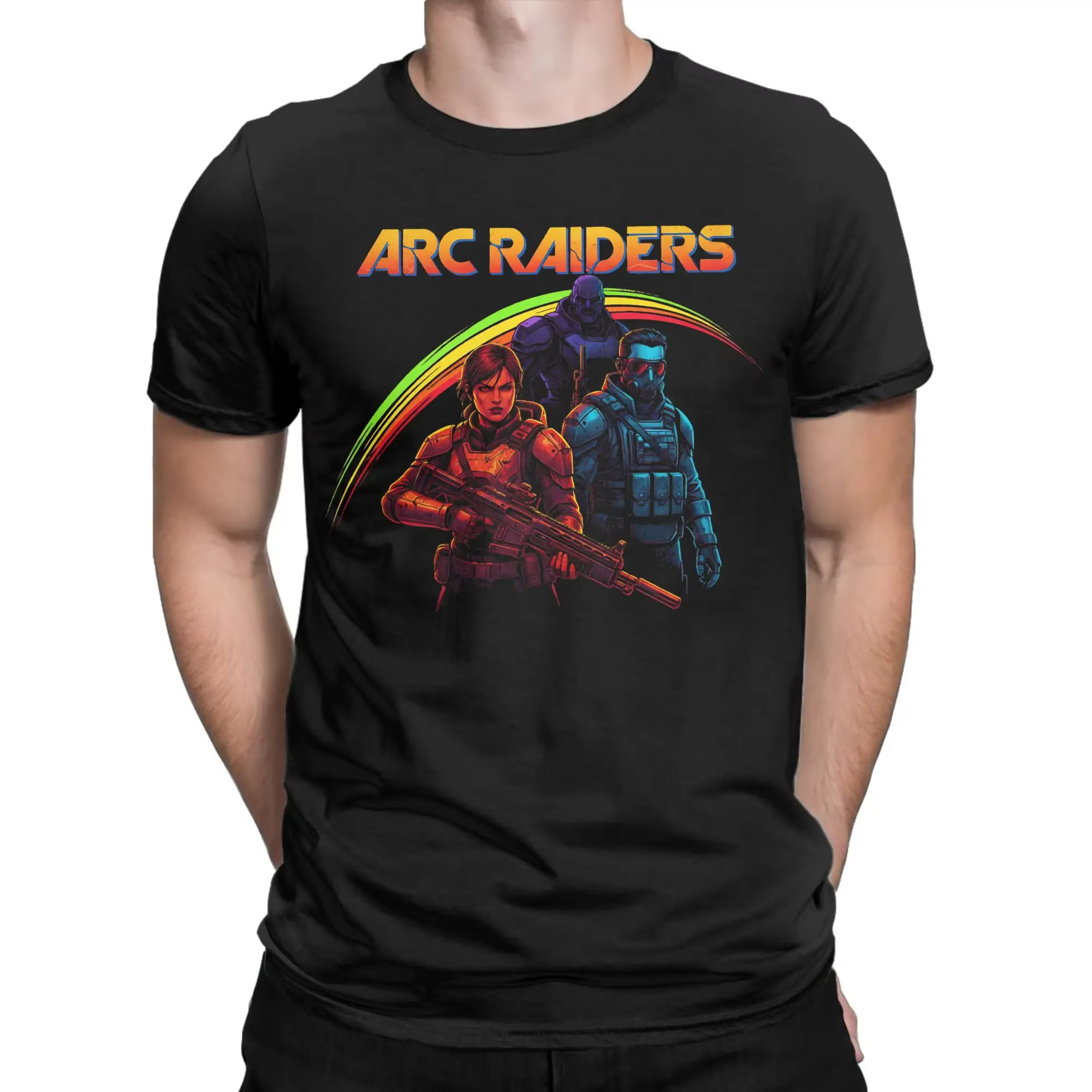 Shoot Game Arc Raiders t-shirts pour hommes femmes coton nouveauté T-Shirt col rond