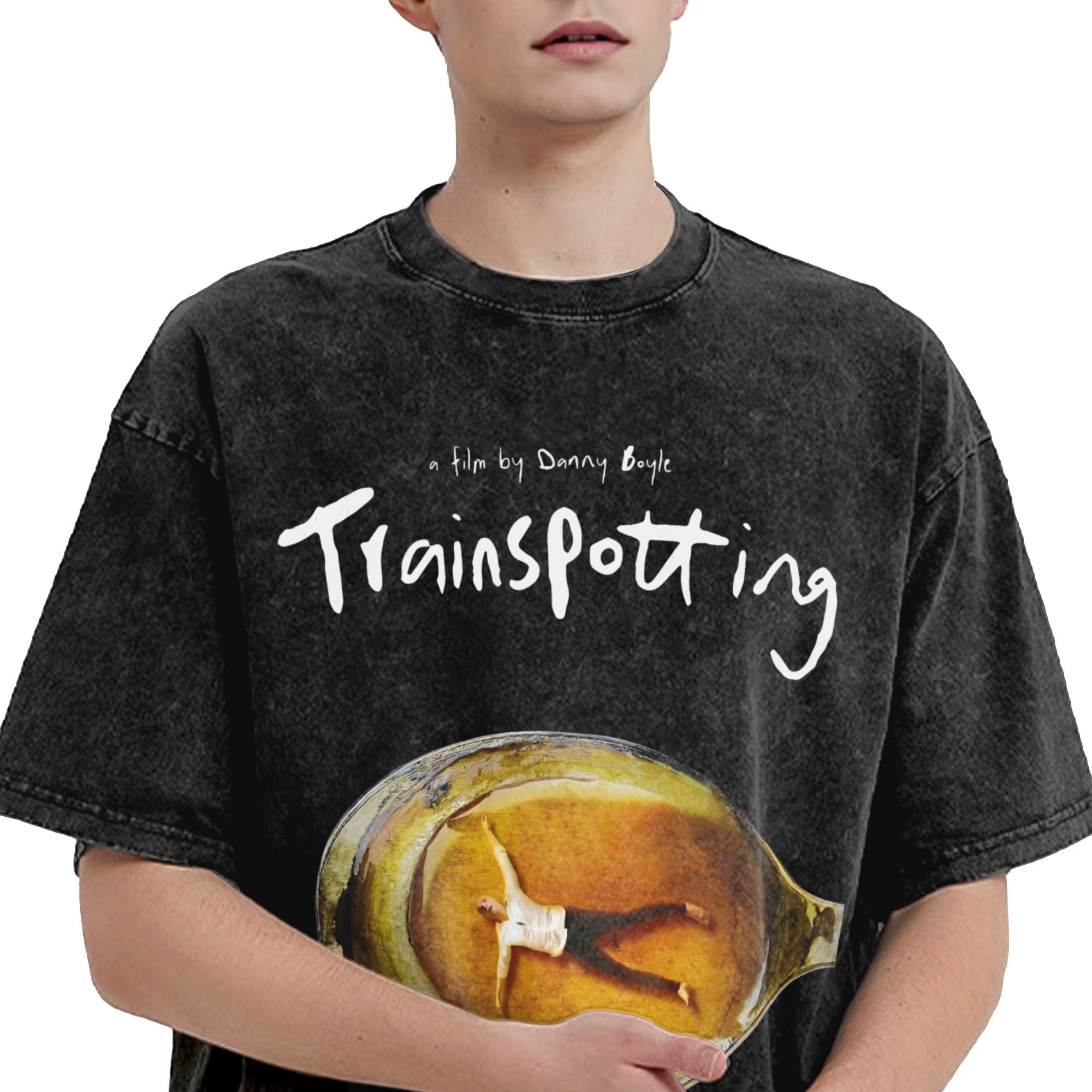Trainspotting Film hommes T-Shirts lavé drôle