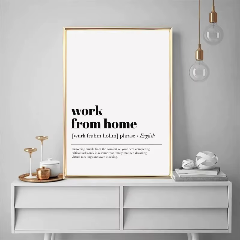 Affiche de définition de bureau drôle