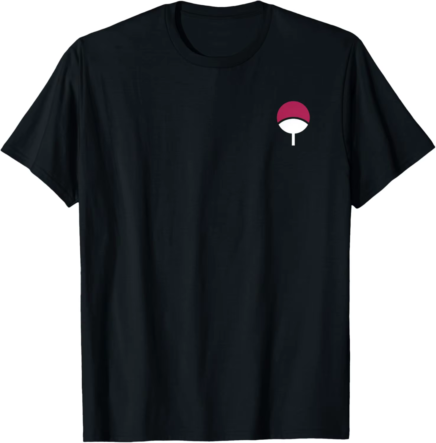 T-shirt anime Naruto Shippuden Sasuke Uchiha Icon (avant et arrière) S-6XL