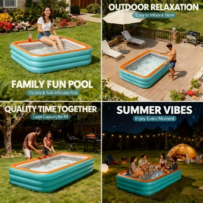 Piscine gonflable pour les fêtes aquatiques en plein air