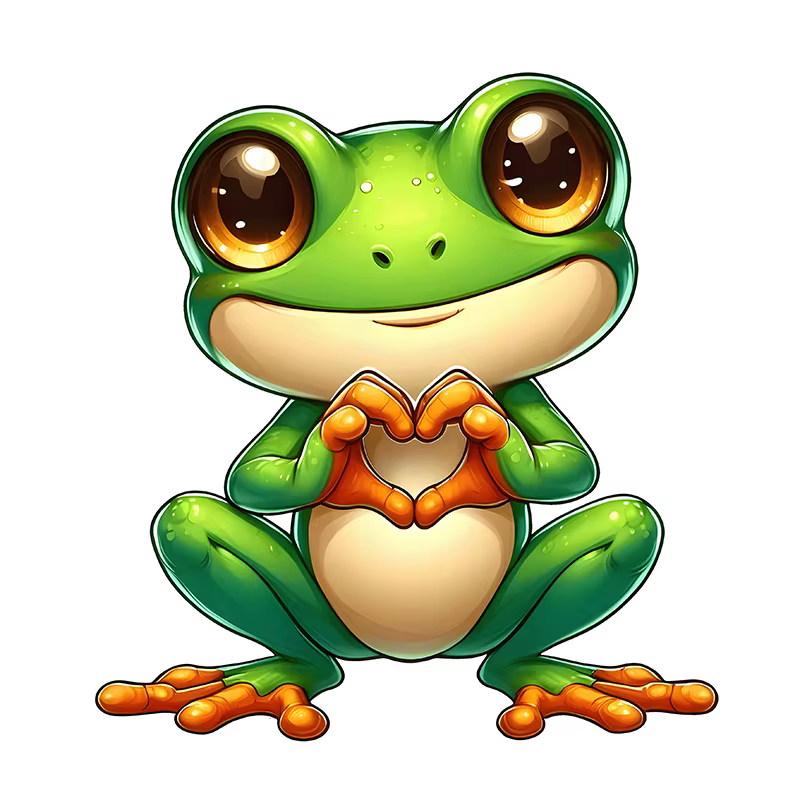 Autocollant d'animaux mignons