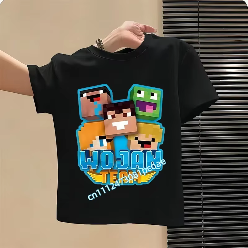Nouveau T-shirt de sport décontracté pour garçons 2026 avec imprimé dessin animé pour l'été