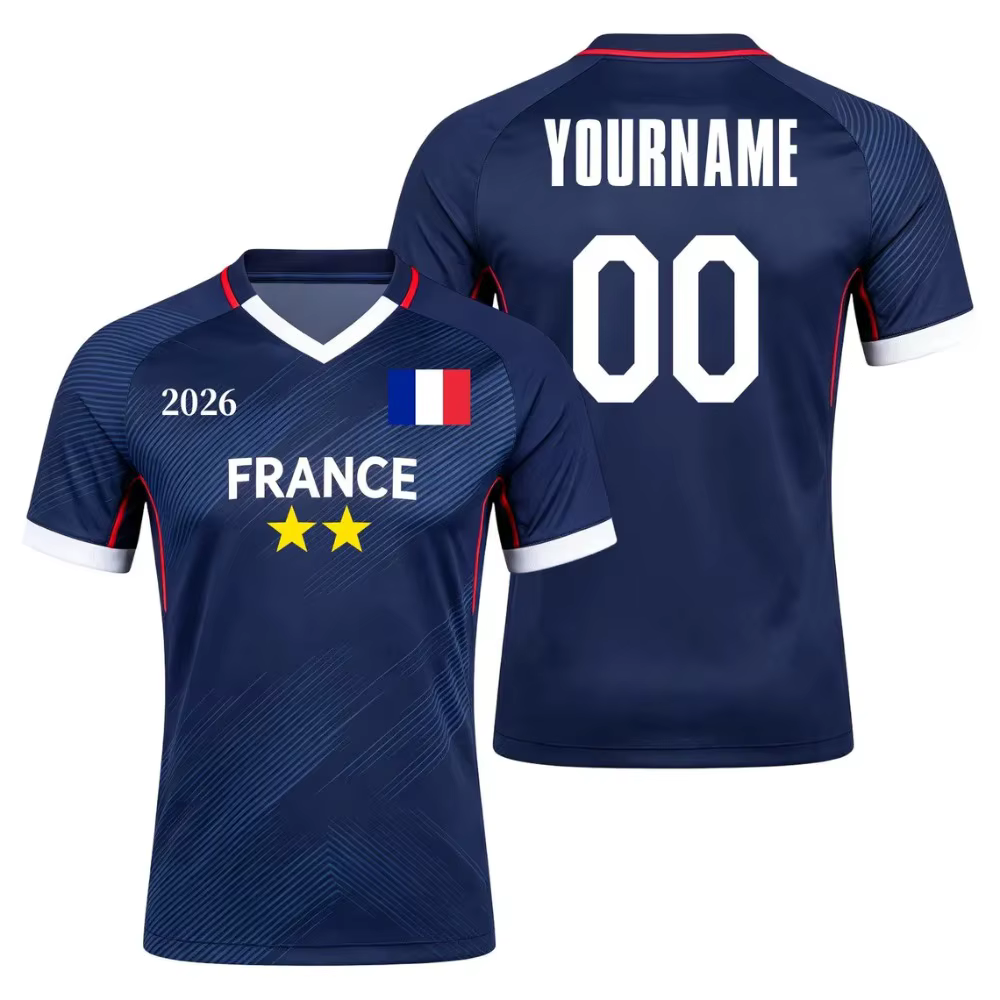 T-shirt de football d'été pour hommes et femmes