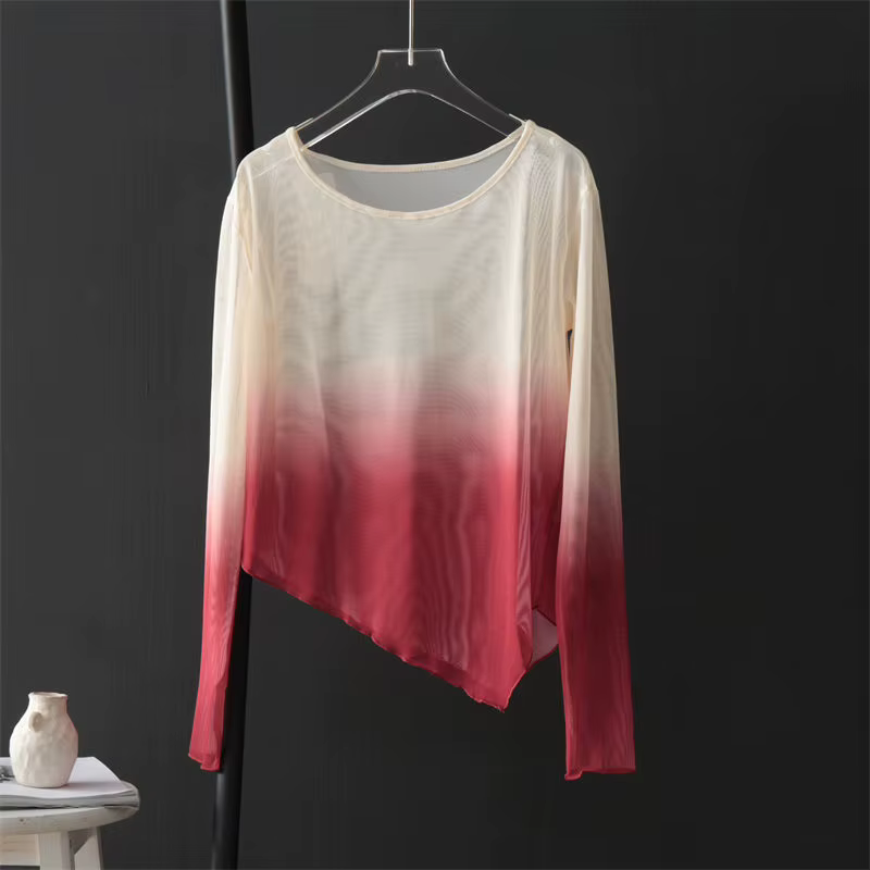 Nouvelle Collection Été : T-shirts Tie-Dye Slim Fit Transparents Anti-UV